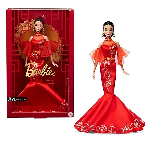 Barbie Anziehpuppe Lunar New Year JBJ11 Mattel Signature Puppe Sammelpuppe günstig online kaufen