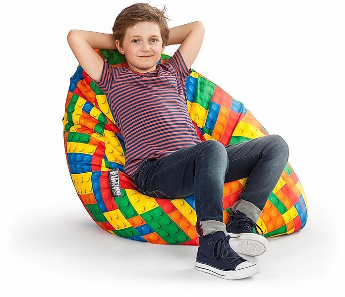 Sitting Point Sitzsack Bricks 220 l Bunt Bunt günstig online kaufen