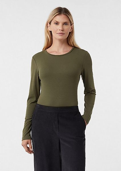 comma Langarmshirt T-Shirt Schmales Longsleeve günstig online kaufen