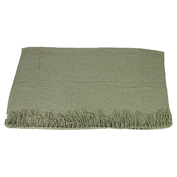 Wohndecke, Frank Flechtwaren, Kuscheldecke Olive Green günstig online kaufen