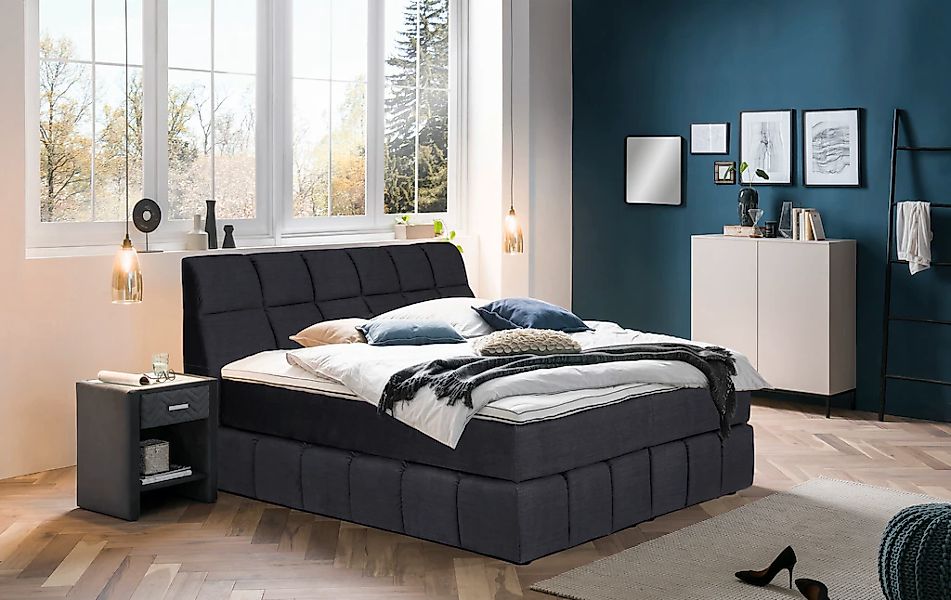 Home affaire Boxspringbett "Paxton" Neue Toppervarianten günstig online kaufen