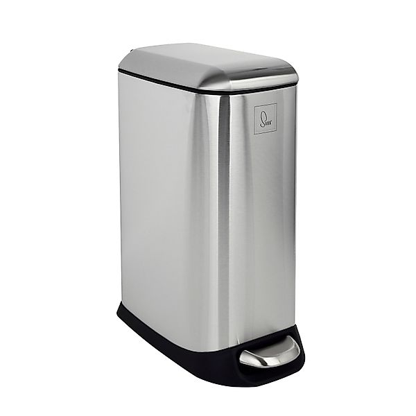 Svita TS12 Mülleimer Treteimer Abfalleimer 12l Mit Inneneimer Pedal Silber günstig online kaufen