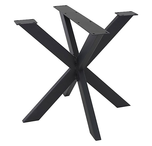 ML-DESIGN Tischbein Tischgestell Spider Kreuzgestell Schwerlast aus Stahl f günstig online kaufen