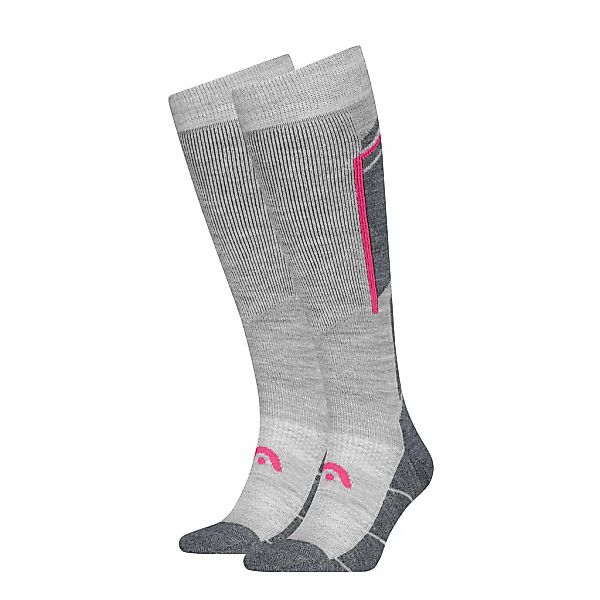 Head Skistrümpfe "HEAD SKI BEGINNER KNEEHIGH 2P", (2 Paar), Wollanteil günstig online kaufen