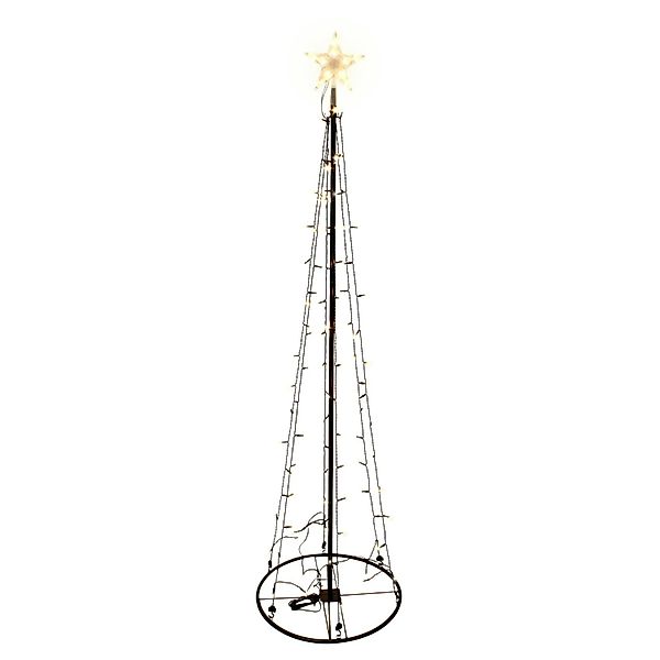 Lex 180 cm LED Lichterbaum mit Stern Tannenbaum Dekobaum Leuchtbaum Outdoor günstig online kaufen