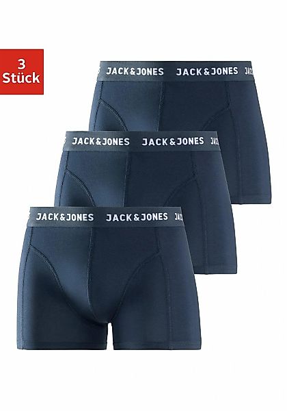 Jack & Jones Boxer "JACANTHONY im 3er Pack mit Logo-Bund und weichem Griff" günstig online kaufen