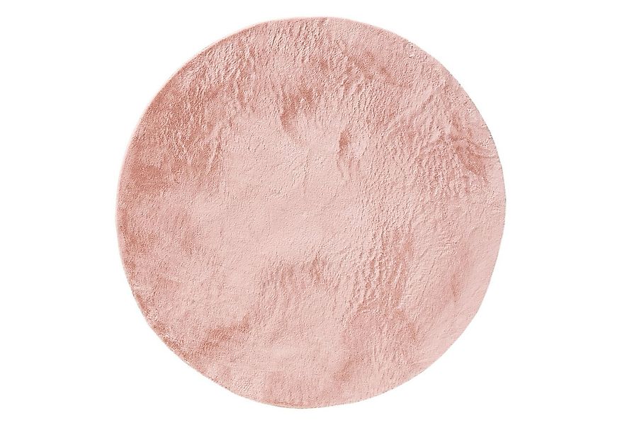 Interiyou Fellteppich Fargo, Rund, Höhe: 11 mm, Teppich Wohnzimmer, waschba günstig online kaufen