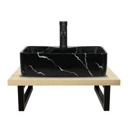 Puluomis Badmöbel-Set Badezimmerschrank Waschbeckenunterschrank Set, Wascht günstig online kaufen