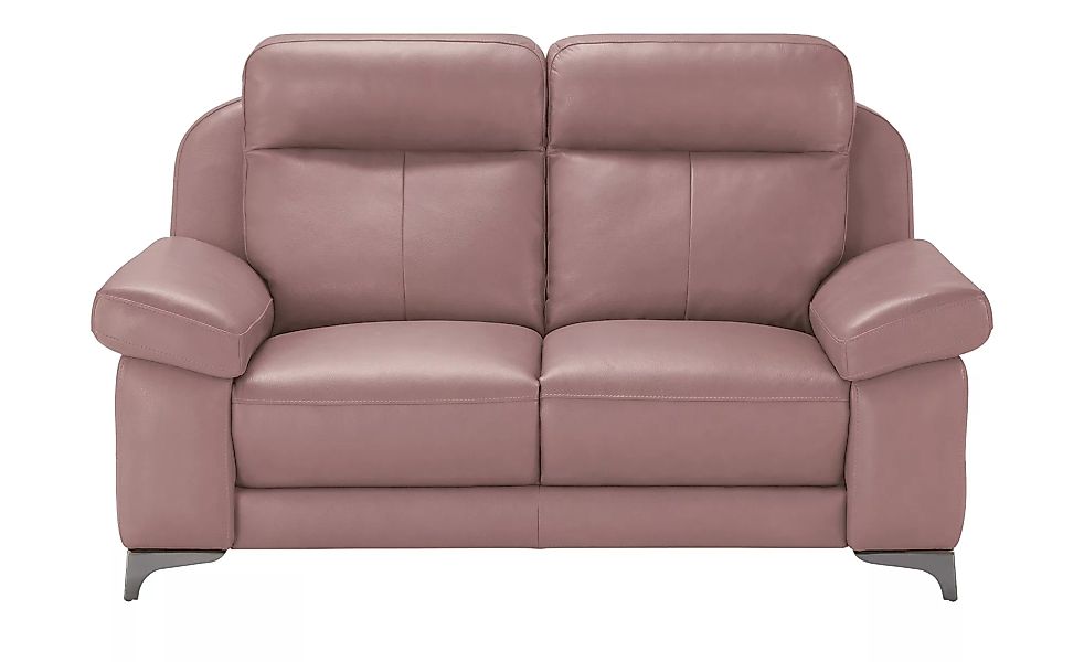 Wohnwert Sofa 2-sitzig aus Echtleder Arianna ¦ rosa/pink ¦ Maße (cm): B: 16 günstig online kaufen