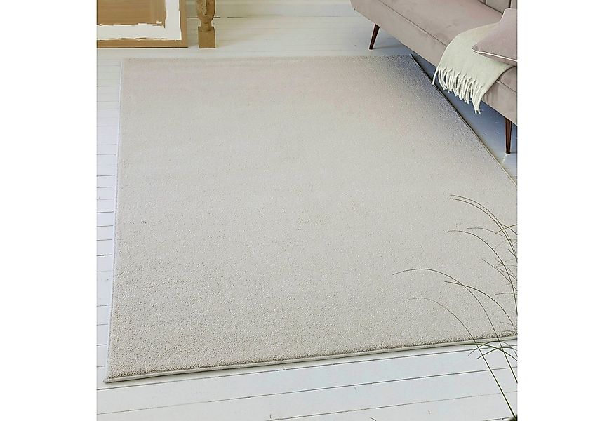 OTTO home Teppich Lisbea, rechteckig, Höhe: 17 mm, moderner dichter weicher günstig online kaufen