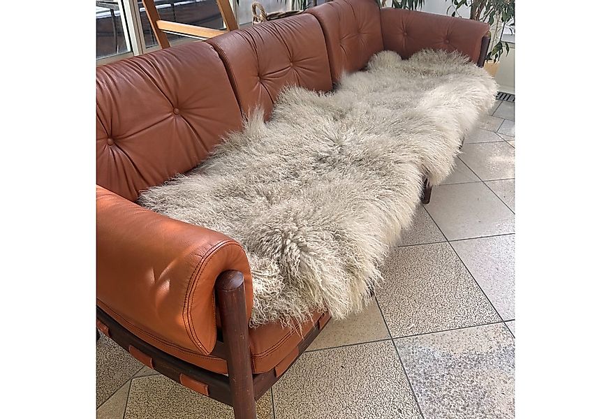 LIRA Deko Fellteppich Lammfell XXL Echtfell Läufer - mongolischer Teppich B günstig online kaufen