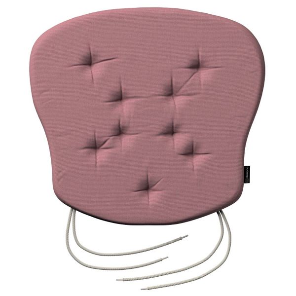 Stuhlkissen Peter mit Bindeschnur, altrosa, 41x 38 x 3,5 cm, Cotton Panama günstig online kaufen