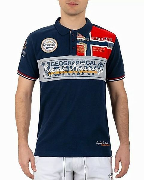 Geographical Norway T-Shirt Kurzarm Poloshirt bakidney Men Navy L mit Aufnä günstig online kaufen