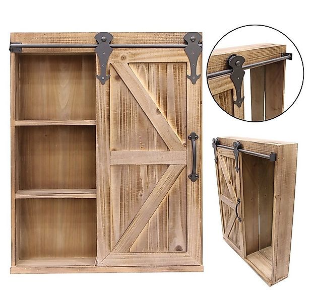 Feel2Home Spiegelschrank Wandschrank Schiebetür Spiegelschrank Regal Weiß b günstig online kaufen