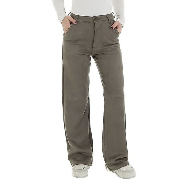 Ital-Design Lederimitathose Damen Freizeit (88836875) Stretch Hose in Leder günstig online kaufen