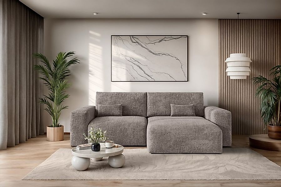 OTTO home Ecksofa »MATTS Schlafsofa mit Bettkasten, Maße B/T/H: 265/159/89 günstig online kaufen