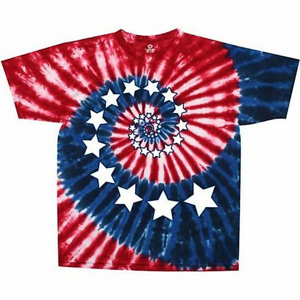 Liquid Blue T-Shirt Stars & Stripes Spiral USA günstig online kaufen