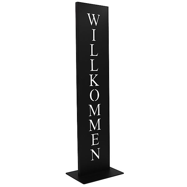 Rostikal Dekoobjekt Willkommen Deko Schild schwarz günstig online kaufen