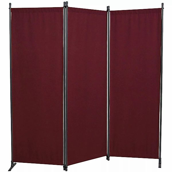 Angerer Paravent 3-tlg. Swingtex Bordeaux günstig online kaufen