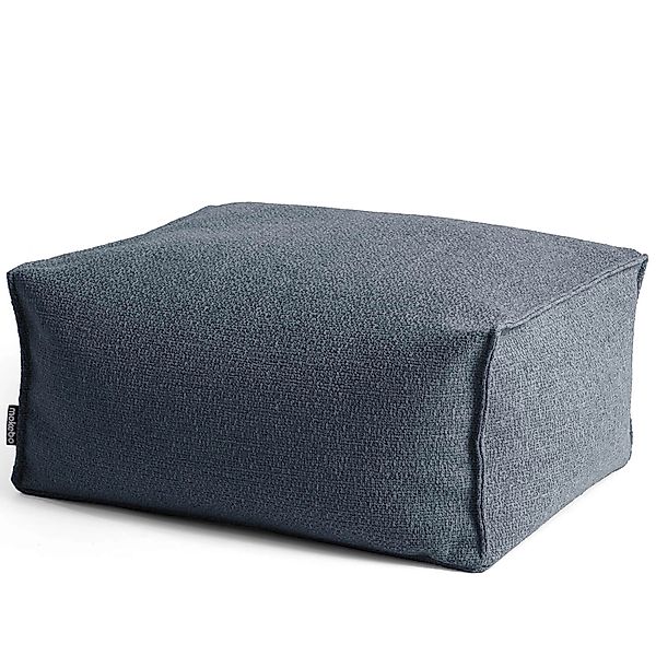 mokebo Pouf Hocker o Sitzhocker Der Ruhepouf Sitzpouf aus stoff in Blau günstig online kaufen
