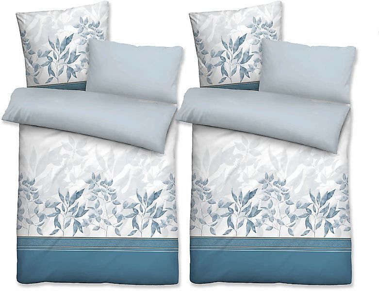 Biberna Wendebettwäsche "Azra" 6 Stk. feiner Glanz + weicher Griff, pflegel günstig online kaufen