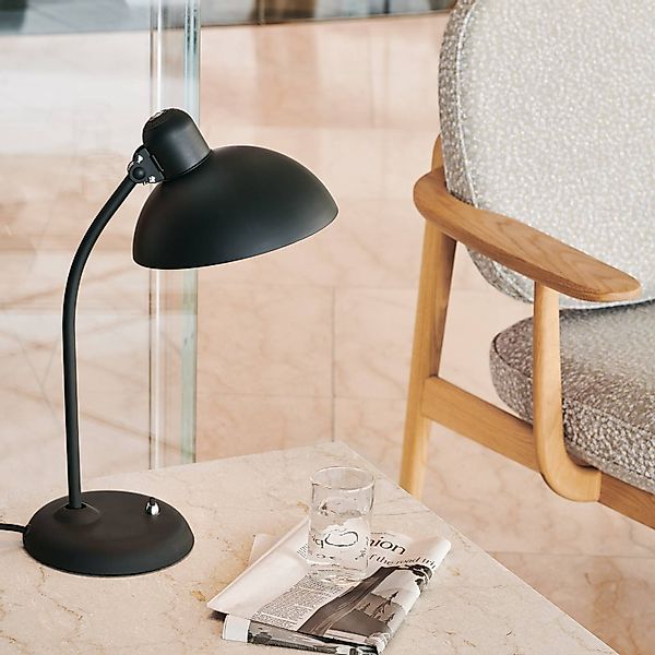 FRITZ HANSEN Tischleuchte Kaiser Idell 6556-T, schwarz, matt günstig online kaufen