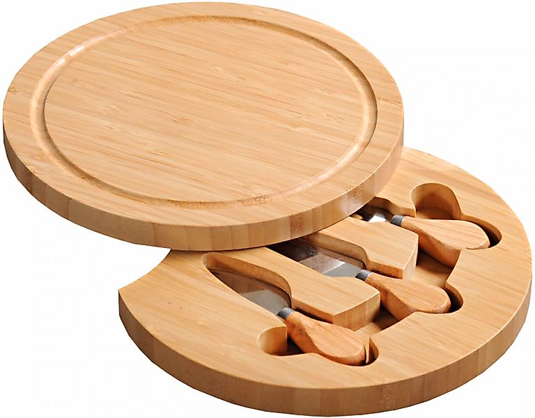 KESPER Käsebrett mit dreiteiligem Käsebesteck günstig online kaufen