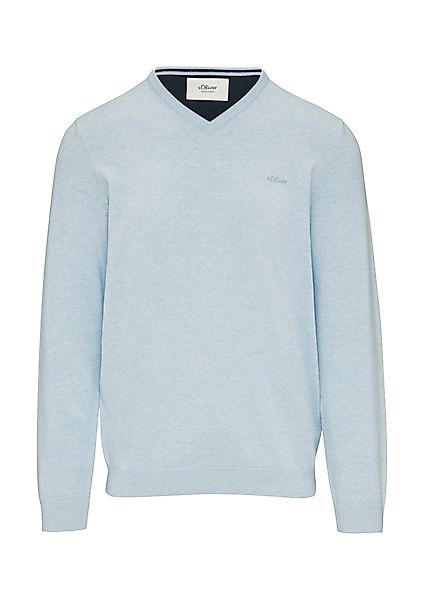 s.Oliver Strickpullover in melierter Optik mit günstig online kaufen