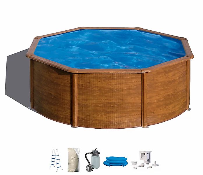 my POOL BWT Rundpool, (Set, 5 tlg.), in moderner Holzoptik, verschiedene Gr günstig online kaufen