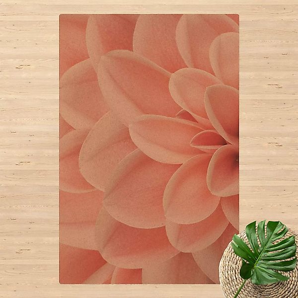 Kork-Teppich Dahlie Rosa Blütenblätter Detail günstig online kaufen