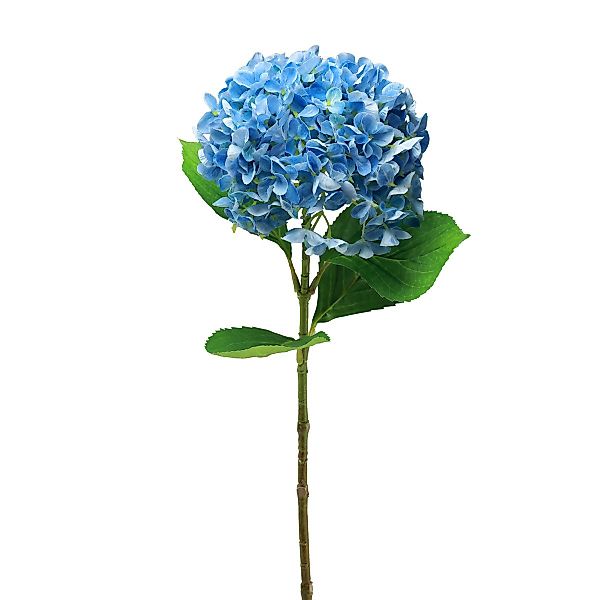 Kunstblume Kunstblumen Hortensie Blau Deko 69cm günstig online kaufen