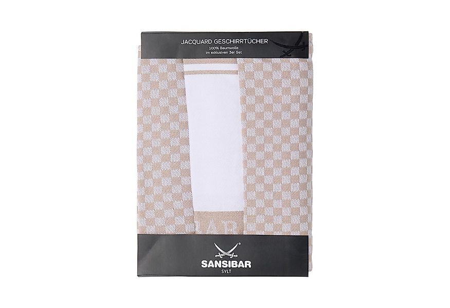 Sansibar Sylt Geschirrtuch Geschirrtücher-Set, 3-tlg, 50x70 cm, 100% Baumwo günstig online kaufen
