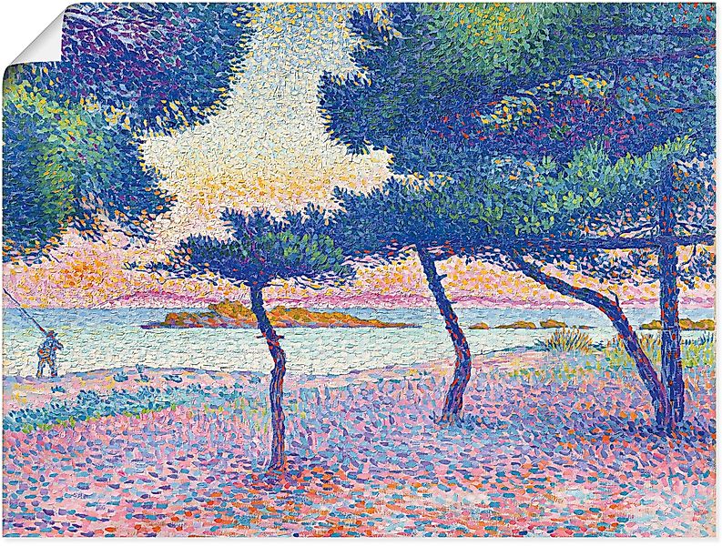 Artland Kunstdruck "Der Strand von Saint-Clair. 1896", Wiesen & Baumbilder, günstig online kaufen