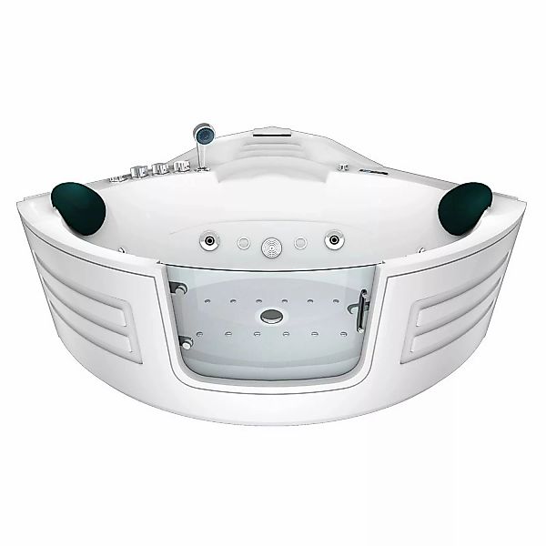 AcquaVapore Whirlpool Pool Badewanne Eckwanne Wanne W70-TH 150x150 mit Tür günstig online kaufen