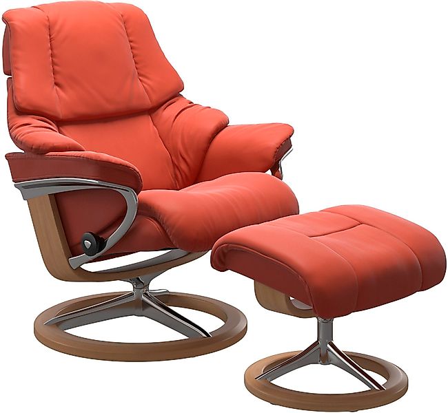 Stressless® Relaxsessel »Reno« Set, Relaxsessel mit Hocker, mit Hocker, mit günstig online kaufen