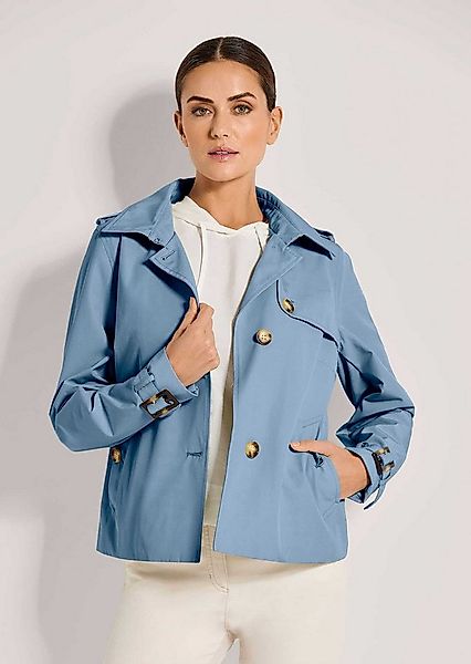 MADELEINE Trenchcoat Verkürzte Trenchjacke mit Taschen Sommerlicher Trench- günstig online kaufen