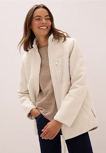 Teddy Jacke mit Details günstig online kaufen