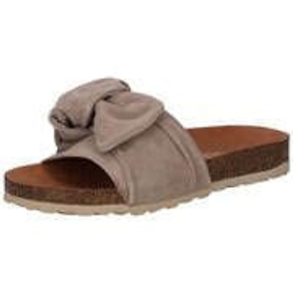 Verbenas Roxy Velour Pantolette Damen beige günstig online kaufen