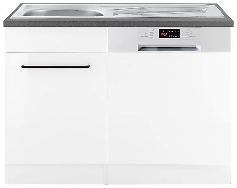KOCHSTATION "KS-Tulsa" 110 cm breit, inkl. Tür/Sockel für Einbaugeschirrspü günstig online kaufen
