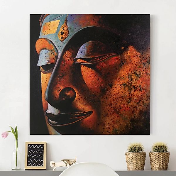 Leinwandbild Buddha - Quadrat Bombay Buddha günstig online kaufen