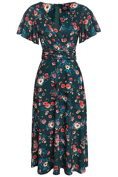 Dolly and Dotty A-Linien-Kleid Donna Green Vintage Floral Retro Rockabilly günstig online kaufen