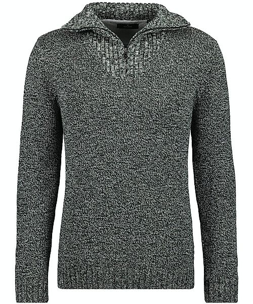 RAGMAN V-Ausschnitt-Pullover Tweed mit Troyer und günstig online kaufen