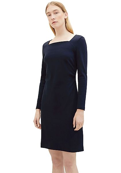 TOM TAILOR Jerseykleid mit eckigem Ausschnitt günstig online kaufen