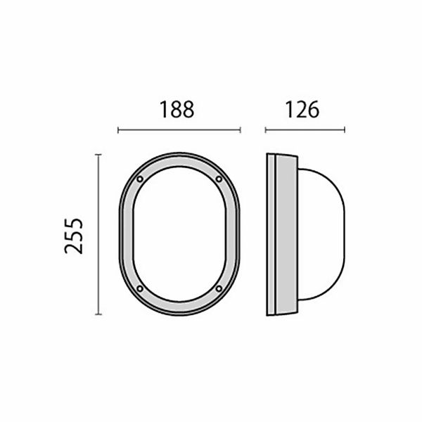 LED-Außenwandleuchte Eko+19 LED 3.000K weiß günstig online kaufen