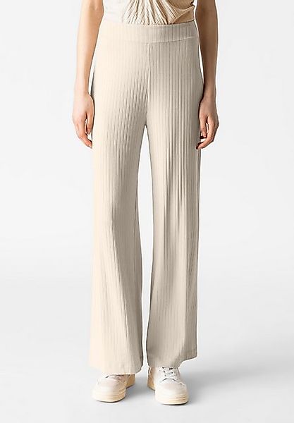 Les Lunes Stoffhose MICHELLE Rib Wide Leg LENZING™ ECOVERO™ Viskose, femini günstig online kaufen