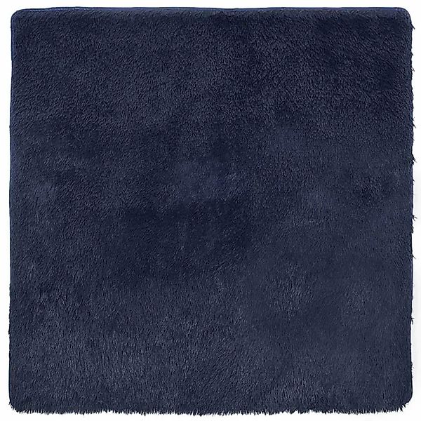 vidaXL Teppich Shaggy Hochflor NAVARRA Marineblau 160x160 cm Polyester 4102 günstig online kaufen
