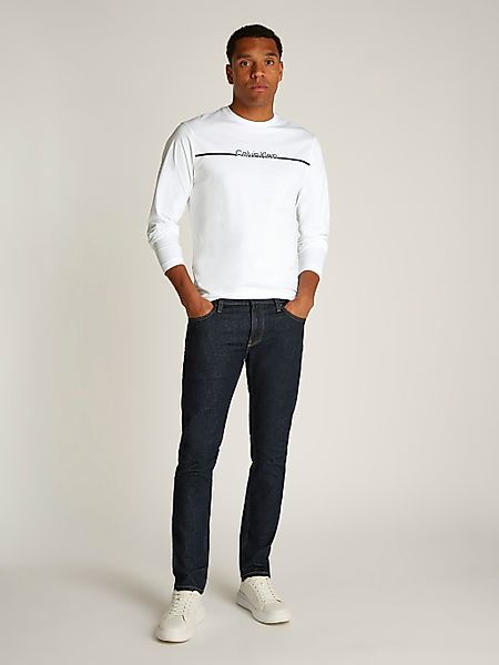 Calvin Klein Rundhalsshirt SPLIT LINE LOGO günstig online kaufen