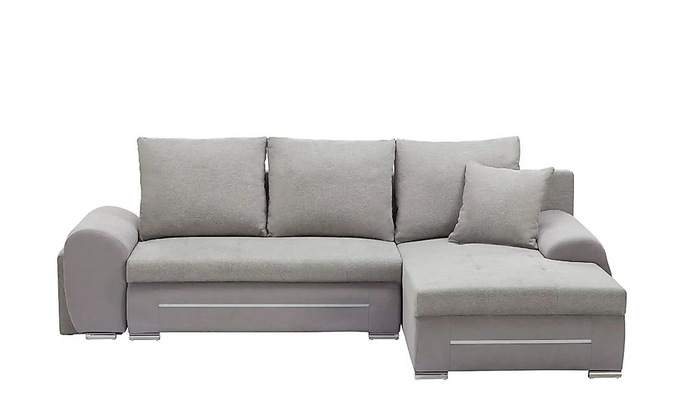 Ecksofa mit LED Beleuchtung Emma ¦ grau ¦ Maße (cm): B: 280 H: 96 T: 184.0 günstig online kaufen