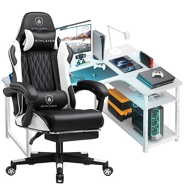 GTPLAYER Gaming-Stuhl Gaming Tisch + Gaming günstig online kaufen