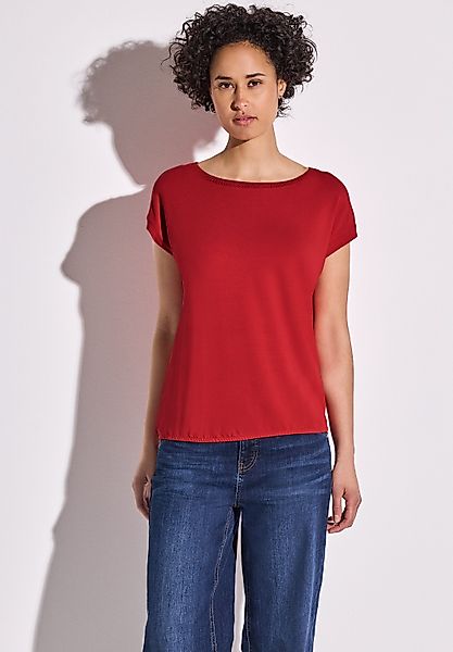 STREET ONE T-Shirt mit U-Boot-Ausschnitt günstig online kaufen